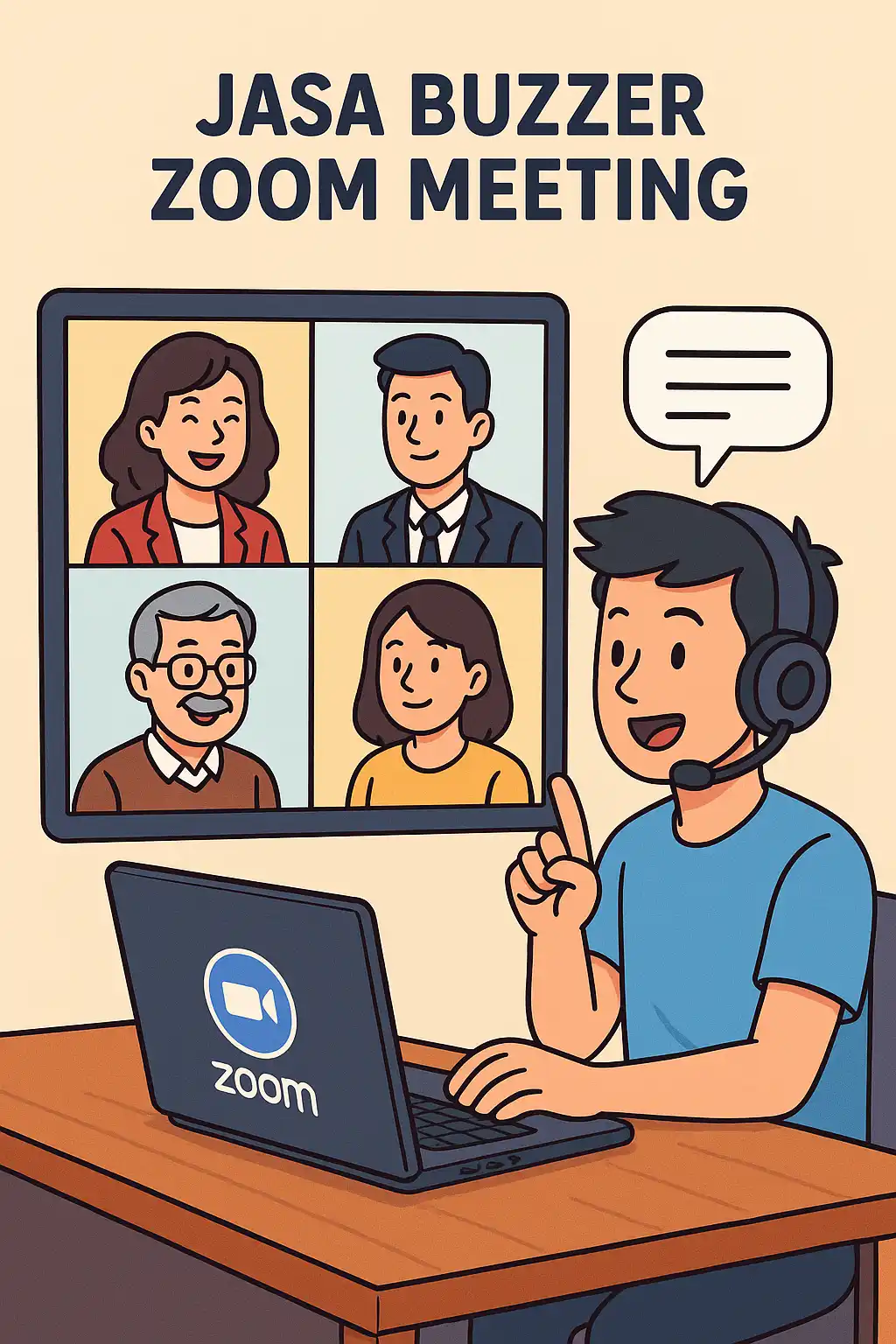 Read more about the article Jasa Buzzer Zoom Meeting: Solusi Efektif Tingkatkan Engagement dan Interaksi Online