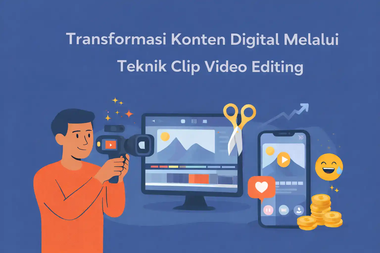 Read more about the article Transformasi Konten Digital Melalui Teknik Clip Video Editing