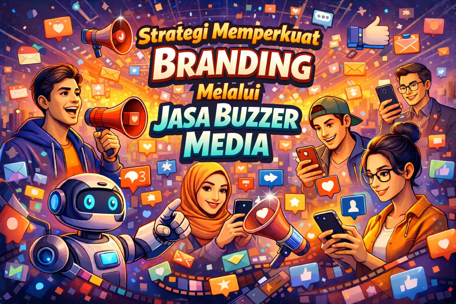 Read more about the article Strategi Memperkuat Branding Melalui Jasa Buzzer Media