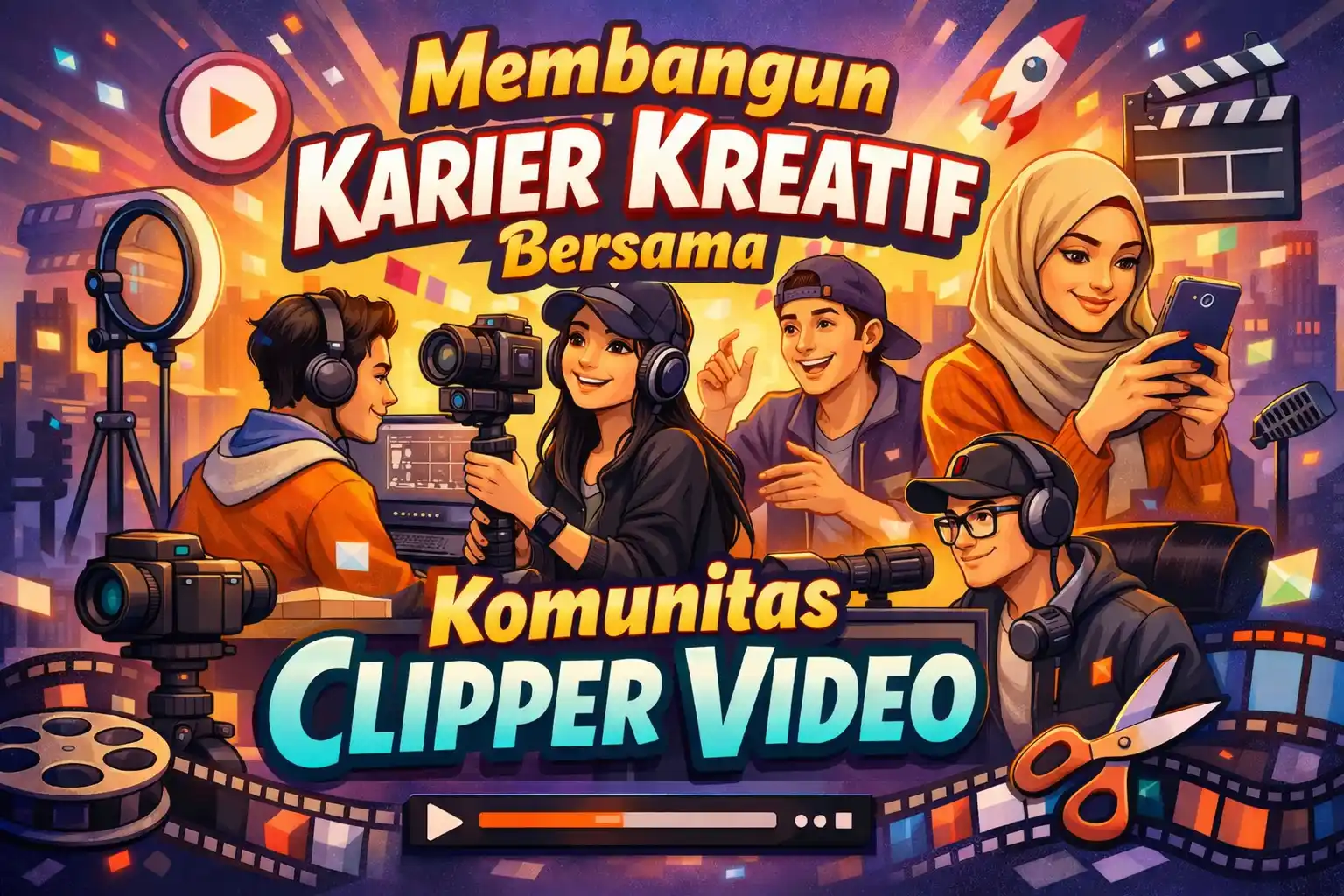 Read more about the article Membangun Karier Kreatif Bersama Komunitas Clipper Video