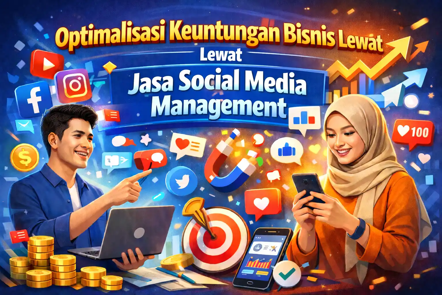 Read more about the article Optimalisasi Keuntungan Bisnis Lewat Jasa Social Media Management